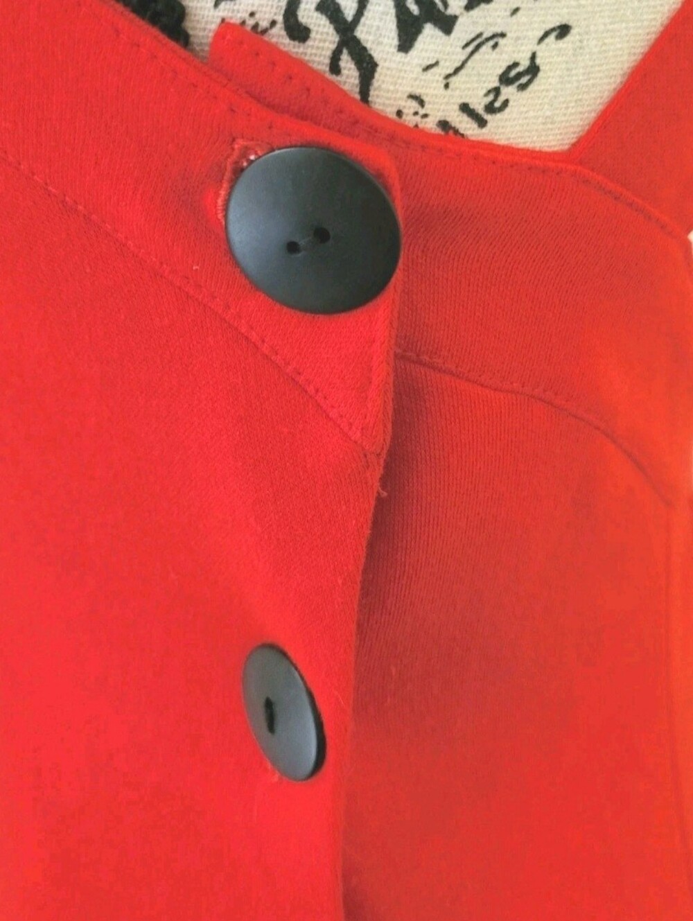Vintage Moda International 90s Y2K Red Dress Made in USA XS/Small - Picture 7 of 10